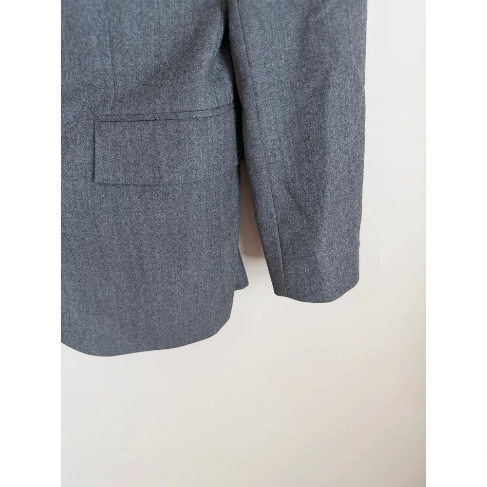 J.Crew Ludlow Blazer Men 38R Sportcoat Gray Vitale Barberis Canonic Italian Wool